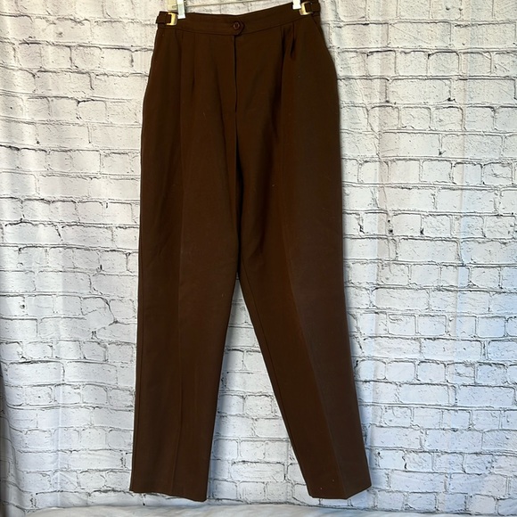 ⭐️ Counterparts brown Thanksgiving pants adjustable waist fits 28”-35” M/L - Picture 1 of 14